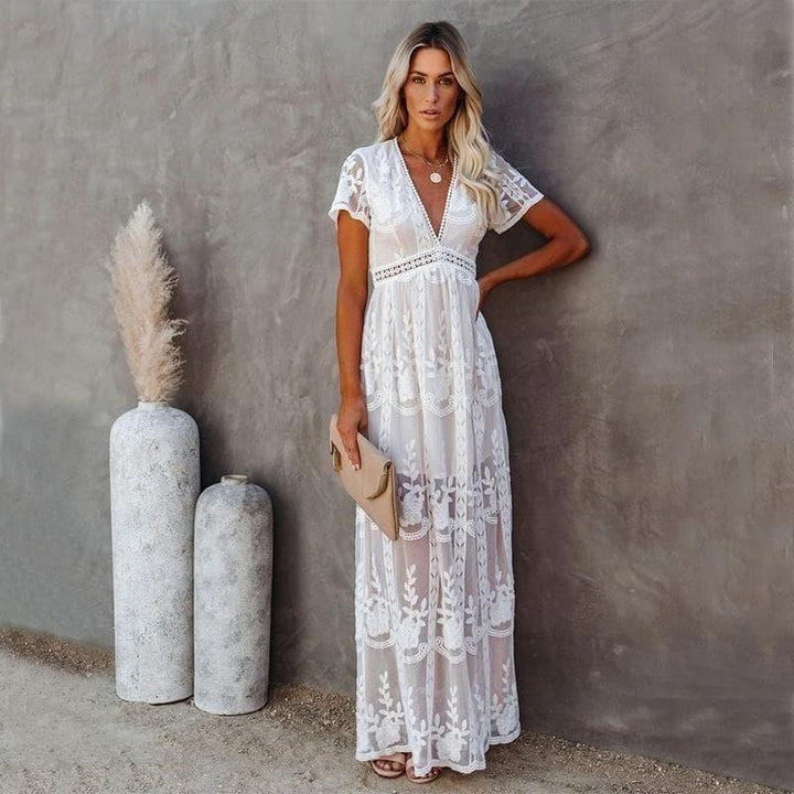 Ruby™ - Maxi Lace Ibiza Dress