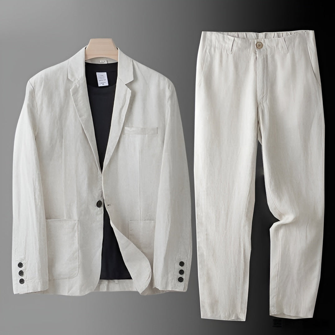 Savelli™ Linen Suit | Light and Stylish