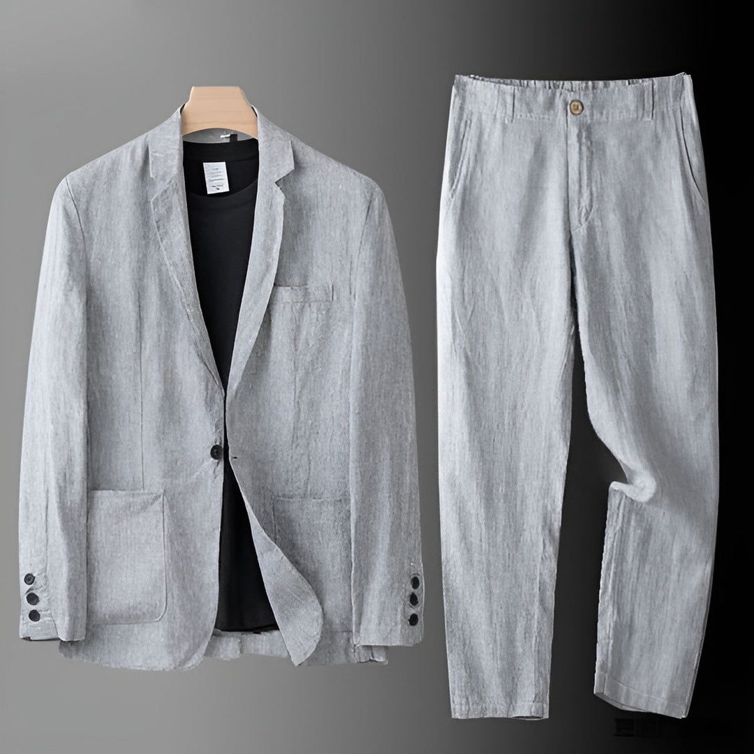 Savelli™ Linen Suit | Light and Stylish