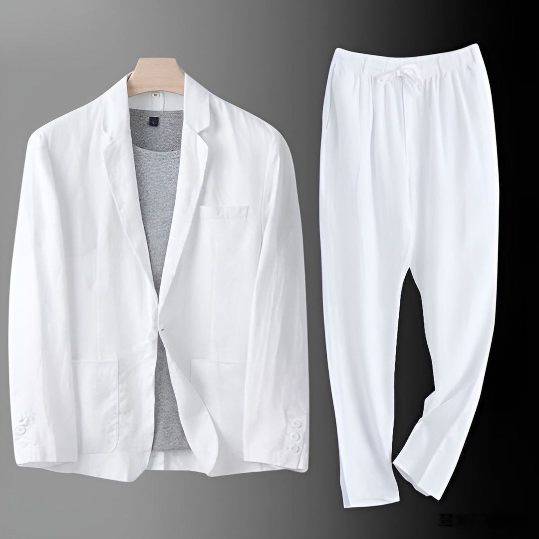 Savelli™ Linen Suit | Light and Stylish