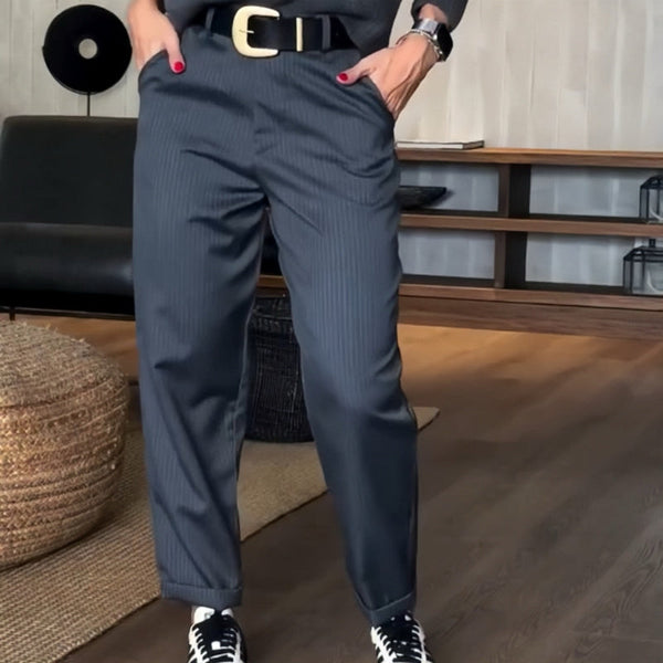 Martha | Elegant Striped Trousers