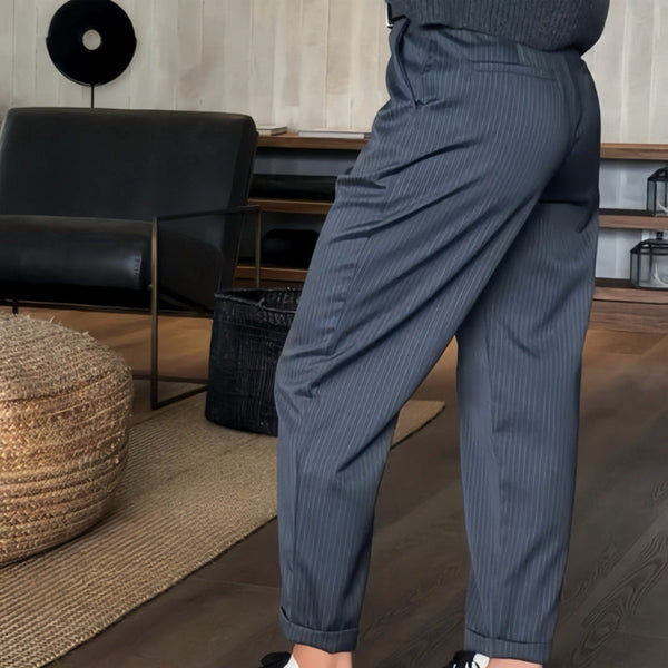 Martha | Elegant Striped Trousers